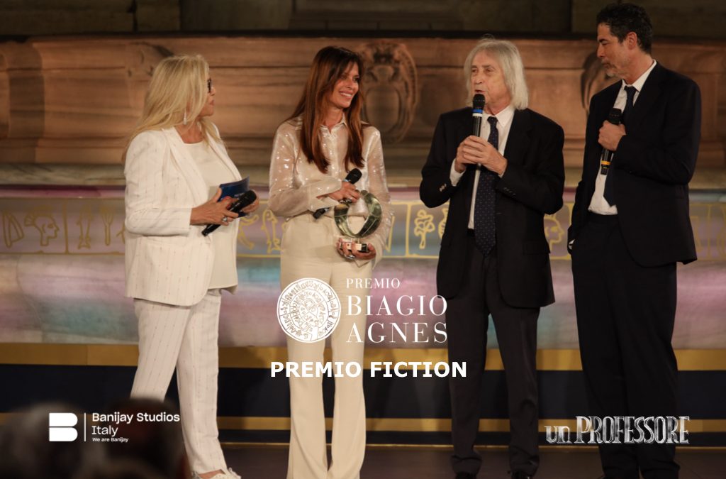 Un Professore riceve il Premio Biagio Agnes – XVI edizione sezione Fiction